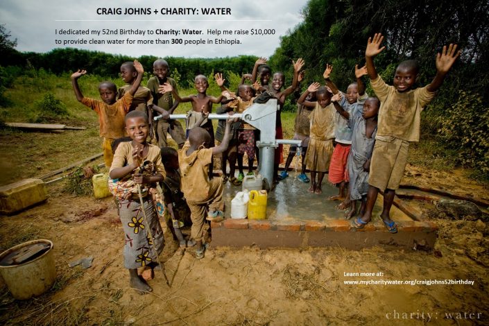 Craig Johns Charity Water